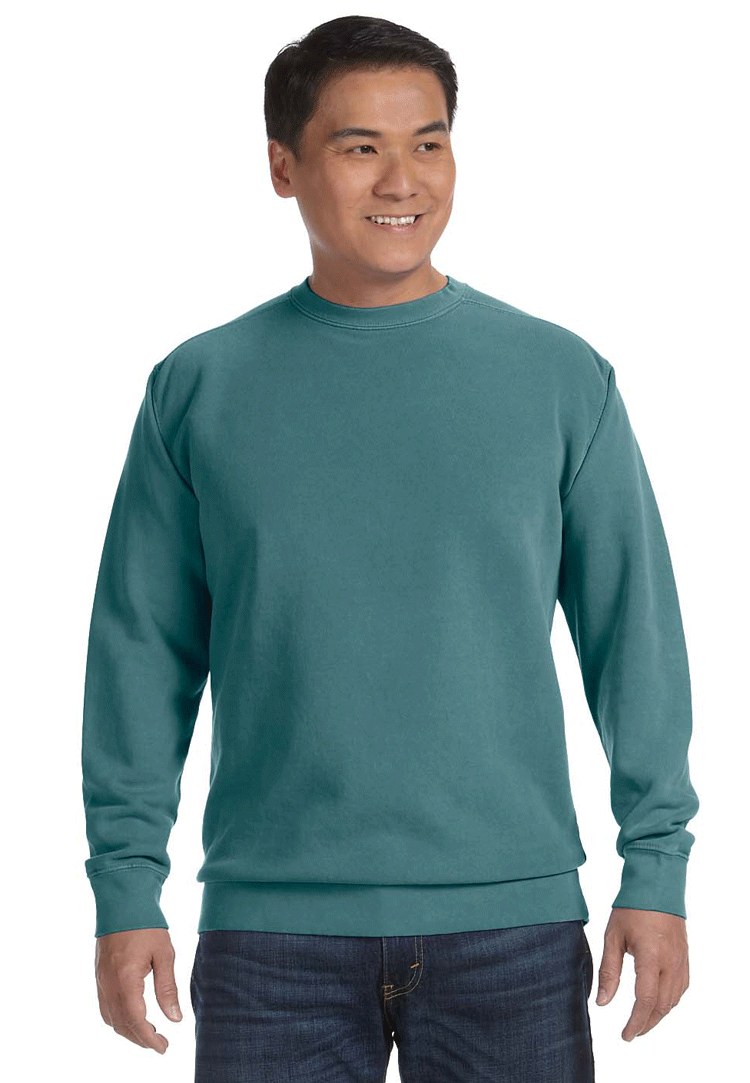 Bayside 4025, USA-Made Super Heavy Oversized Crewneck Sweatshirt