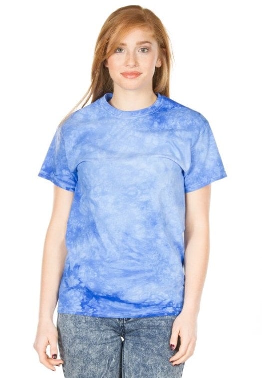 25 Custom Screen Printed - Dyenomite - Crystal Tie-Dyed T-Shirt - 200CR  Cotton™ 5.3 oz. T Shirts Special - Threaded Merch Silk Screen Studio