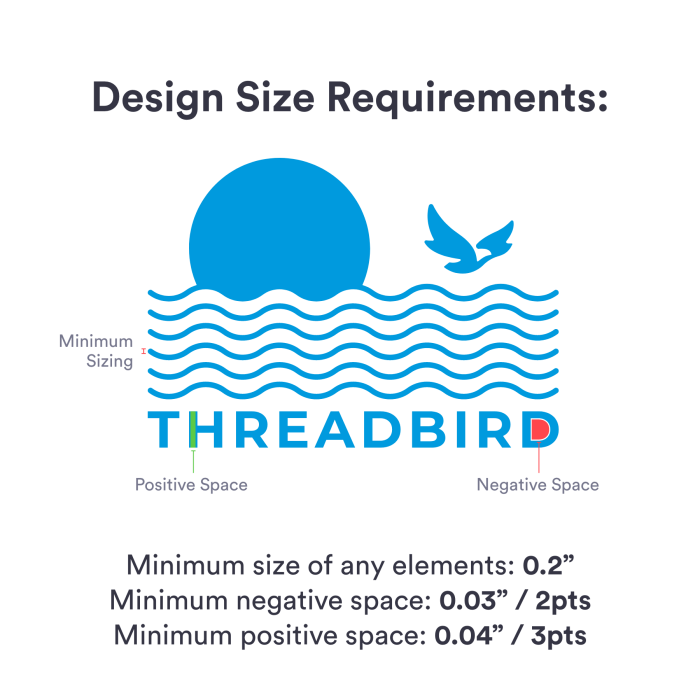 Silicone: Design Size Requirements