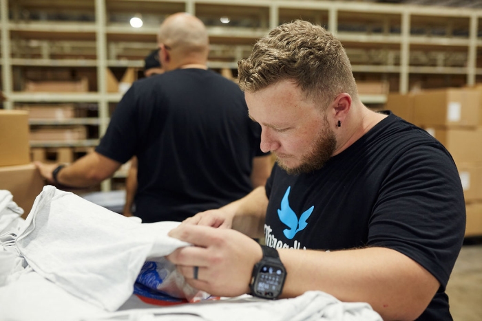 Quality check in Threadbird warehouse